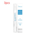 Pet toothbrush pen with integrated 3ml breath freshening gel reservoir for dog and cat dental care