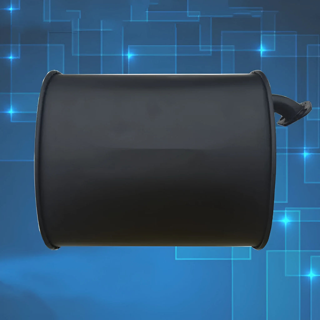 Gasoline generator exhaust silencer pipe accessory for portable power units