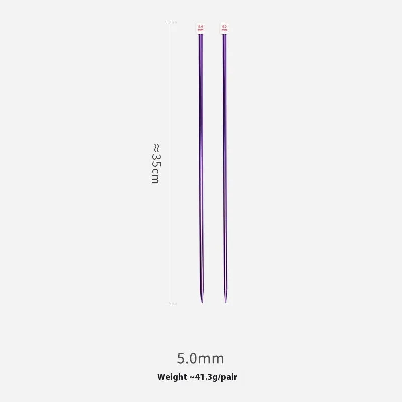 14-size crochet hook set with lengthened design and protective caps arranged by size
